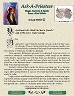 Ask-A-Priestess sample page