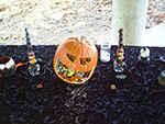 Candy-dispensing jack o' lantern at Asheville's Free Public Witch Ritual
