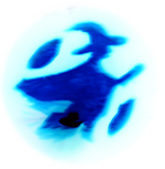 witch flying on broom across moon as carved in pumpkin