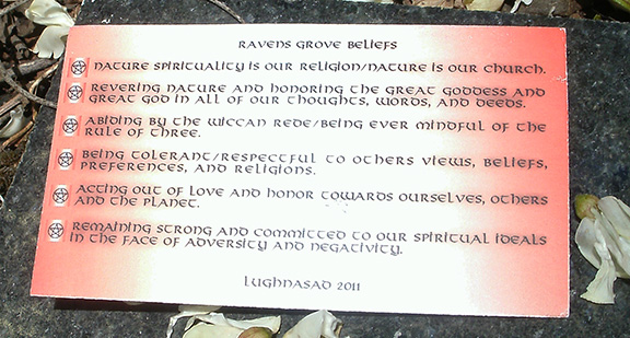 Ravens Grove: Statement of Beliefs