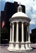 The Grand Federal Edifice, a parade float in form of a classical cupola